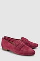 NEXT Pantofi loafer de piele intoarsa, cu detaliu din tricot Femei