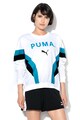 Puma Bluza sport lejera cu imprimeu logo si maneci cazute Femei