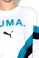 Puma Bluza sport lejera cu imprimeu logo si maneci cazute Femei