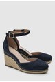 NEXT Sandale tip espadrile wedge de piele intoarsa Femei