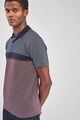 NEXT Slim fit póló colorblock dizájnnal férfi