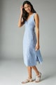 NEXT Rochie midi de chambray cu detalii valurite Femei