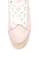 Guess Bőr és nyersbőr flatform sneaker női