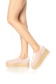 GUESS Bőr és nyersbőr flatform sneaker női