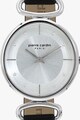 Pierre Cardin Часовник с кожена каишка и кристали Жени