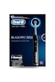 Oral-B Periuta de dinti electrica  Pro 7000, 40000 pulsatii/min, 8800 oscilatii/min, Curatare 3D, 6 programe, 5 capete, Bluetooth, Timer cu ceas,Trusa de calatorie, Negru Femei