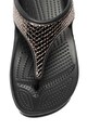 Crocs Papuci flip-flop wedge cu detalii cu aspect texturat Femei