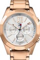 Tommy Hilfiger Ceas quartz rotund cu bratara de otel Femei