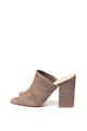 Steve Madden Papuci cu toc, de piele intoarsa Forgive Femei