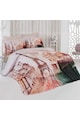 Kotonia Home Lenjerie de pat pentru 2 persoane Paris  100% bumbac, model peisaj Paris Femei