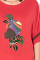 DESIGUAL Tricou lejer cu aspect brodat Kahua Femei