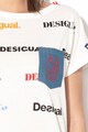 DESIGUAL Kendall modáltartalmú logómintás póló női