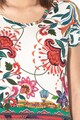 DESIGUAL Leonor virágmintás póló női