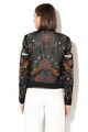 DESIGUAL Jacheta bomber din material usor, cu broderii Karin Femei