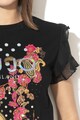 Liu Jo Тениска с декоративни камъни Жени