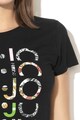 Liu Jo Tricou cu strasuri si imprimeu logo si grafic Femei