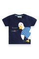 JoJo Maman Bebe Tricou de bumbac cu aplicatie rata Baieti