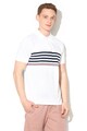 GAP Tricou polo din pique cu model in dungi Barbati