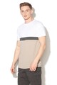 Jack & Jones Tricou slim fit cu detaliu colorblock Nathan Barbati