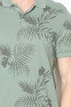 Jack & Jones Tricou polo slim fit cu model floral Fun Barbati