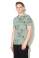 Jack & Jones Tricou polo slim fit cu model floral Fun Barbati