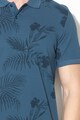 Jack & Jones Tricou polo slim fit cu model floral Fun Barbati