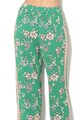 Only Pantaloni drepti cu model floral Casa Femei