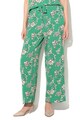 Only Pantaloni drepti cu model floral Casa Femei