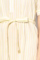 Vero Moda Раирана рокля тип риза с колан Жени