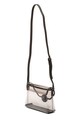 Sisley Geanta crossbody cu aspect transparent Femei