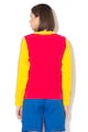 United Colors of Benetton Bluza sport cu decolteu la baza gatului si model colorblock Femei