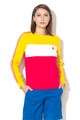 United Colors of Benetton Bluza sport cu decolteu la baza gatului si model colorblock Femei