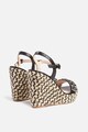 Motivi Sandale wedge tip espadrile cu strasuri Femei