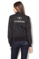 Love Moschino Jacheta bomber usoara cu imprimeu logo Femei