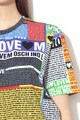 Love Moschino Tricou cu model text Femei