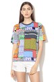 Love Moschino Tricou cu model text Femei