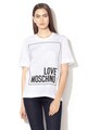 Love Moschino Tениска с лого Жени