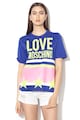 Love Moschino Tricou lejer cu logo Femei