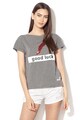 Love Moschino Tricou cu aplicatii cu paiete Femei