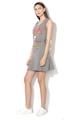 Love Moschino Разкроена рокля с фигурална щампа Жени