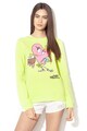 Love Moschino Bluza sport cu imprimeu grafic cauciucat Femei