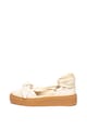 Puma Fenty x Puma, Balerini d'Orsay flatform de piele, cu sireturi infasurabile Bow Creeper Femei