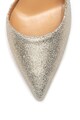 Zee Lane Pantofi d'Orsay de piele intoarsa cu aspect metalizat Femei