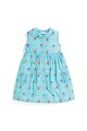 JoJo Maman Bebe Rochie tip camasa cu guler Peter Pan Fete