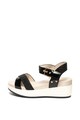 Lumberjack Sandale wedge cu insertii stralucitoare Blanche Femei