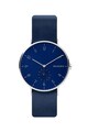 Skagen Часовник Aaren с двулицева кожена каишка Мъже