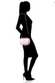 Love Moschino Fémes hatású műbőr keresztpántos táska női