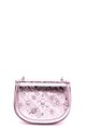 Love Moschino Geanta crossbody de piele ecologica cu aspect metalizat Femei