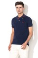 U.S. Polo Assn. Tricou polo din material pique cu broderie logo Barbati