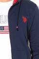 U.S. Polo Assn. Kapucnis pulóver logóhímzéssel férfi